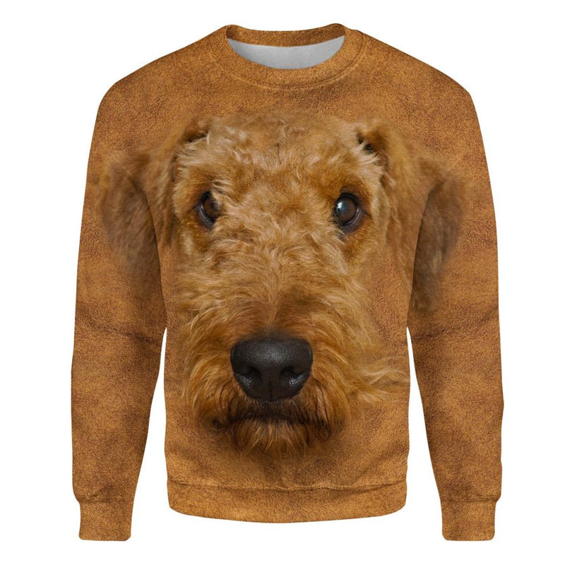 Airedale Terrier - Face Hair - Premium Sweater