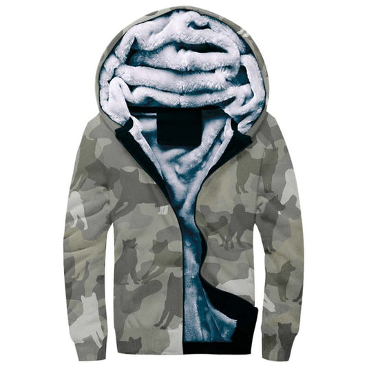 Akita Camo Fleece Hoodie