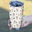 American Bulldog Paw Tumbler Cup