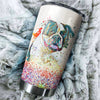 American Bulldog  Art Color Tumbler Cup