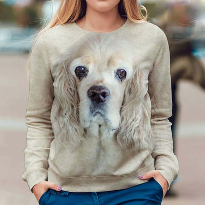 American Cocker Spaniel - Face Hair - Premium Sweater