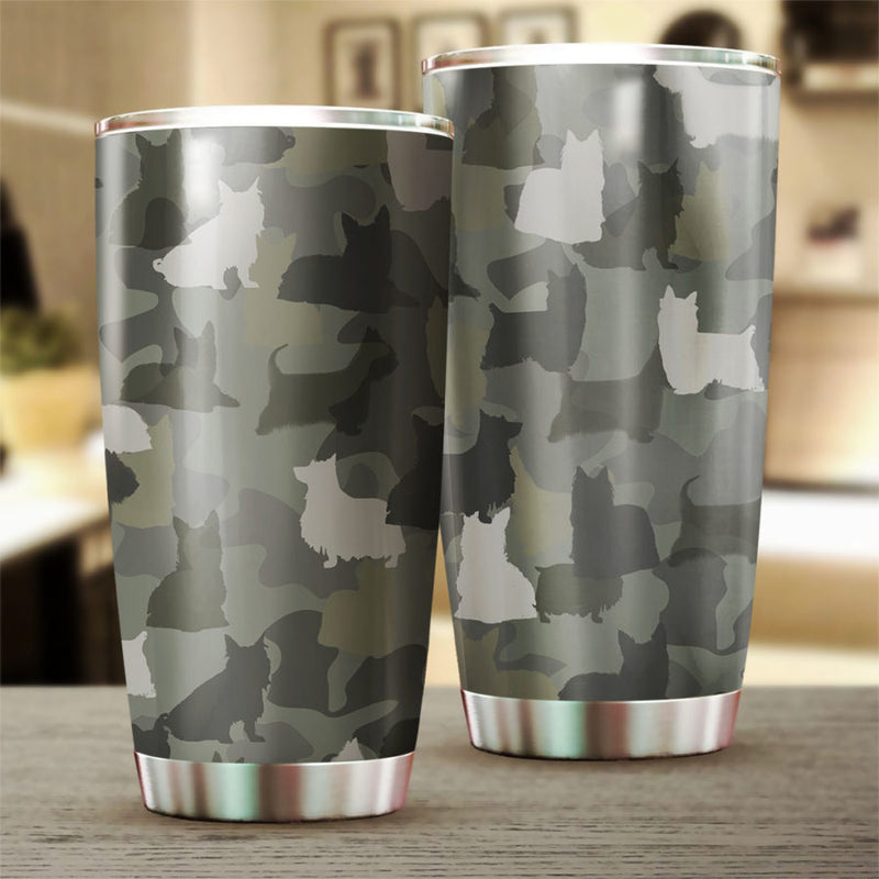 American English Coonhound Camo Tumbler Cup