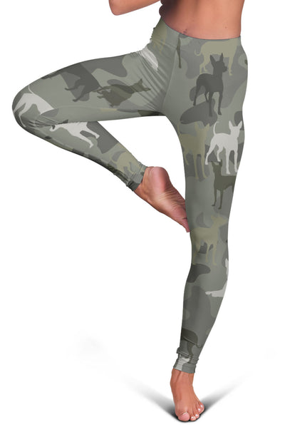 American Hairless Terrier Camo Legging