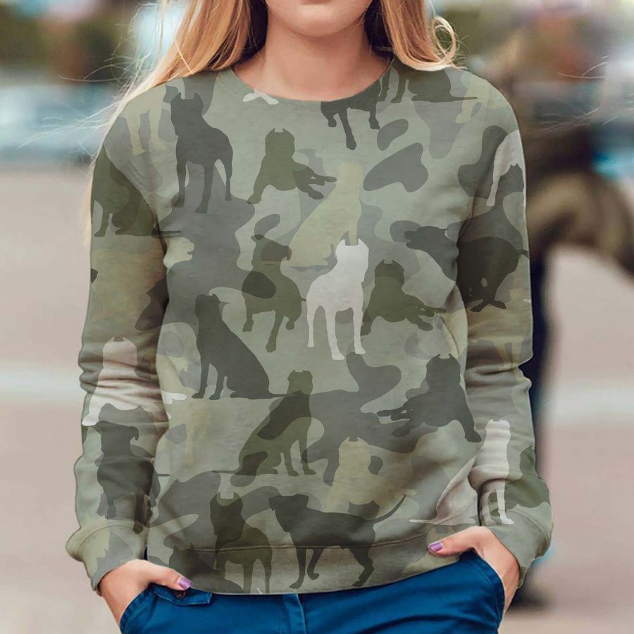 American Pit Bull Terrier (Pitties) - Camo - Premium Sweater