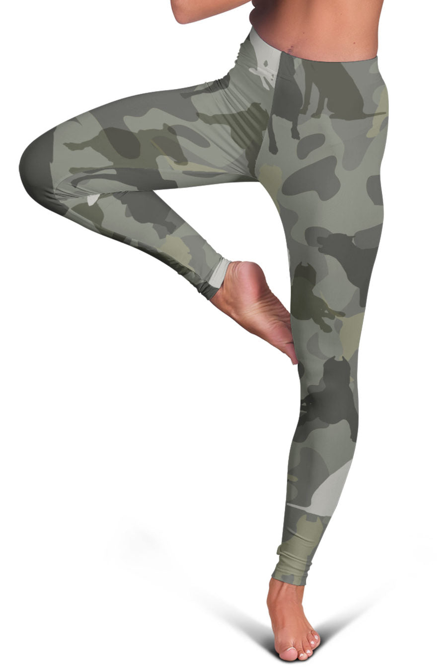 American Pit Bull Terrier Camo Legging