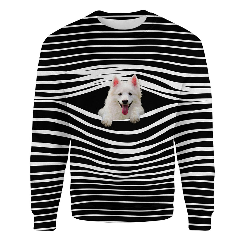 American Eskimo - Stripe - Premium Sweater