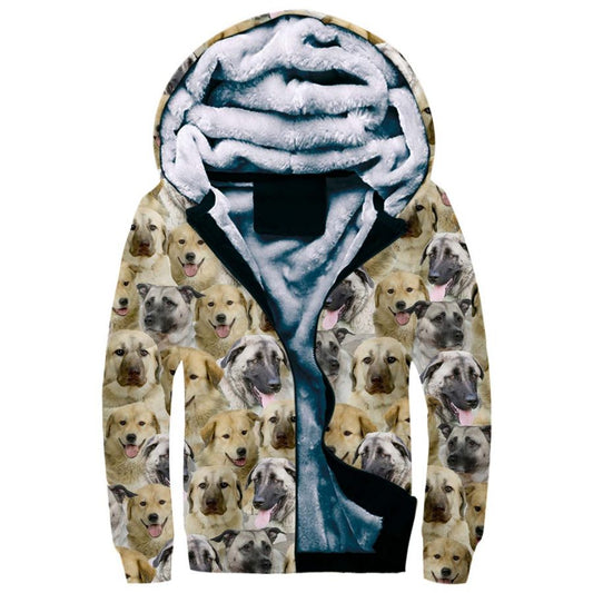 Anatolian Shepherd Full Face Fleece Hoodie