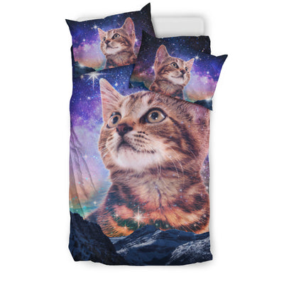 Cat Sky Night Bedding Set