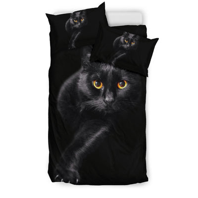 Black Cat Bedding Set