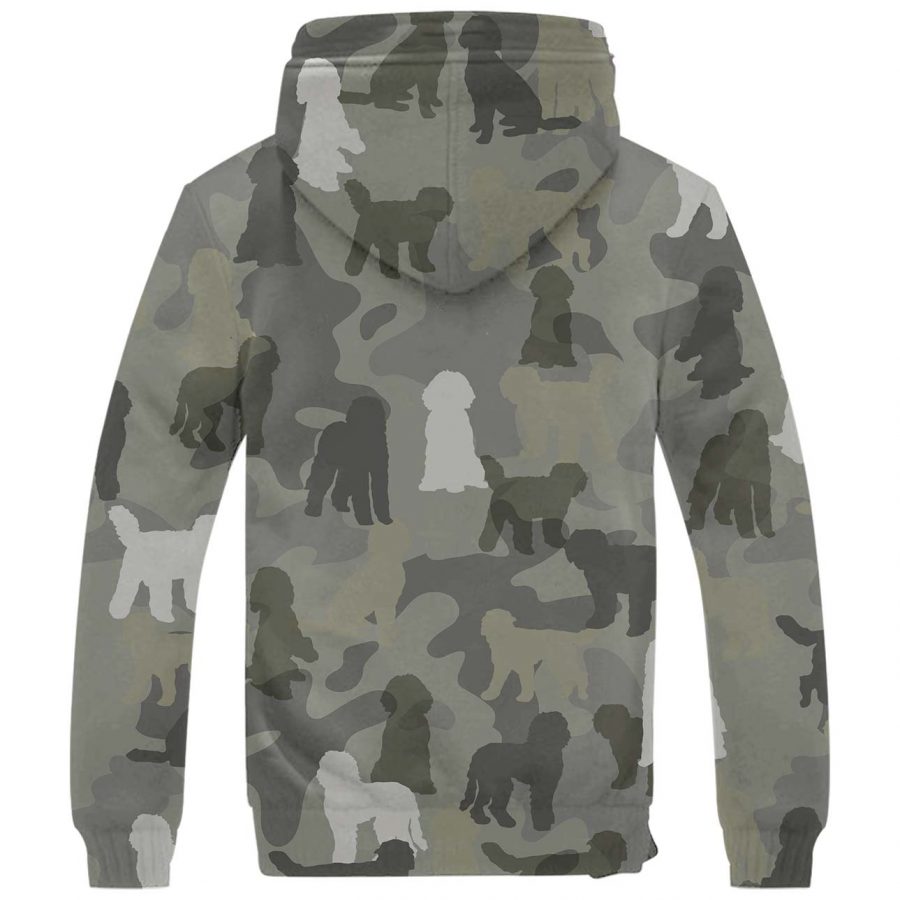 Aussiedoodle Camo Fleece Hoodie