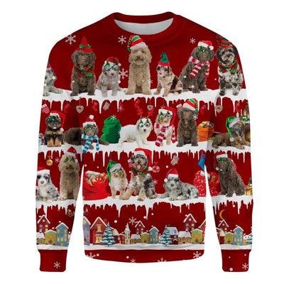 Aussiedoodle - Snow Christmas - Premium Sweater