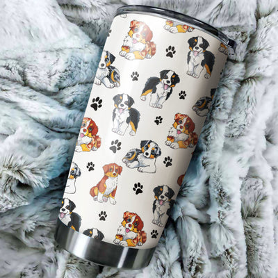 Australian Shepherd Paw Tumbler Cup