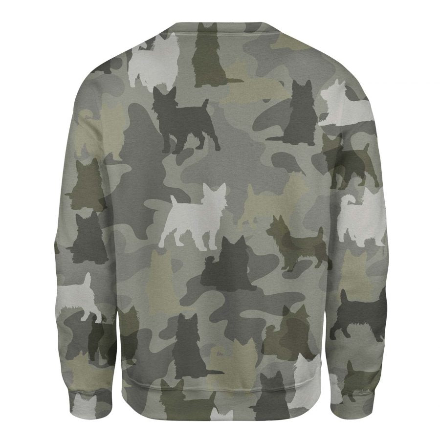 Australian Terrier - Camo - Premium Sweater