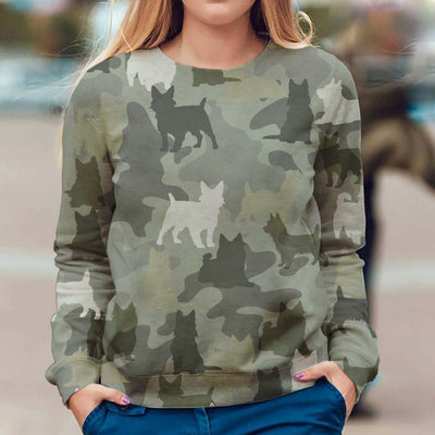 Australian Terrier - Camo - Premium Sweater