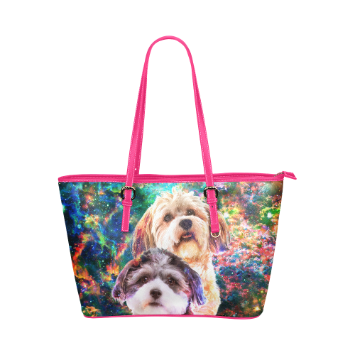 Havanese Leather Tote Bag