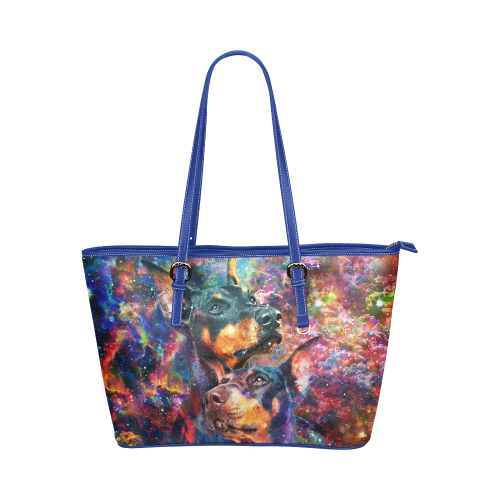 Doberman Leather Tote Bag