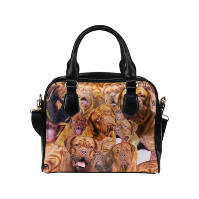 Dogue de Bordeaux Face Shoulder Handbag