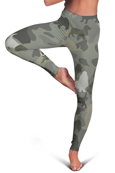 Basset Hound Camo Legging