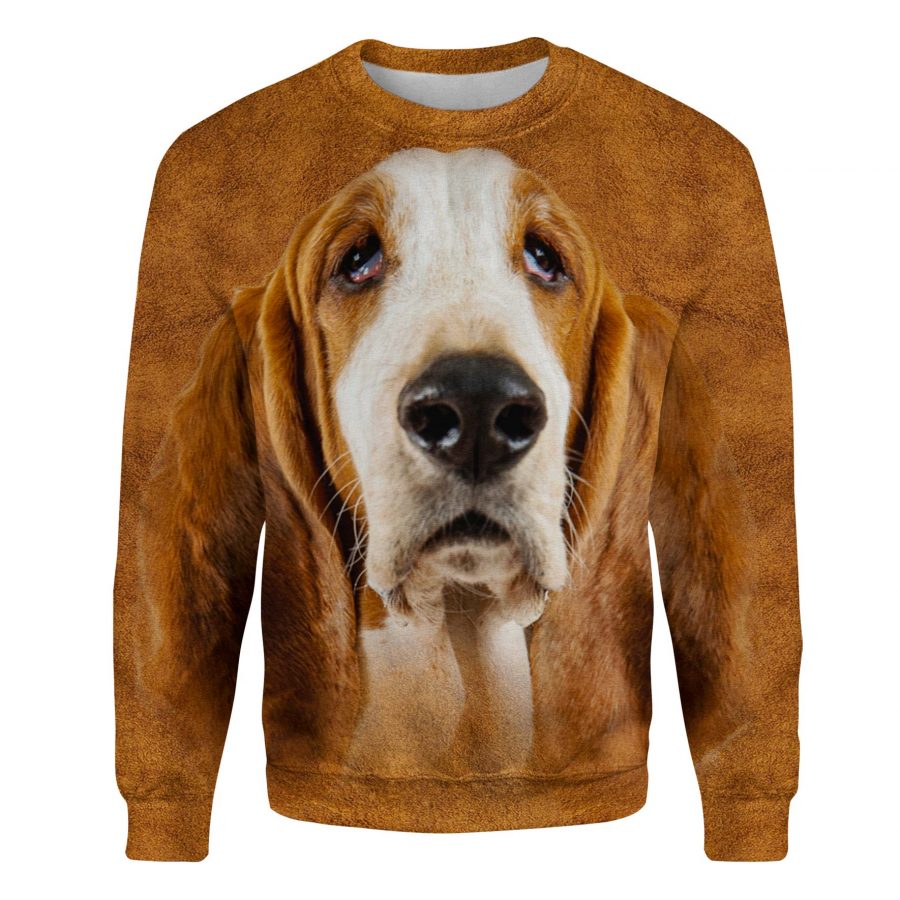 Basset Hound - Face Hair - Premium Sweater