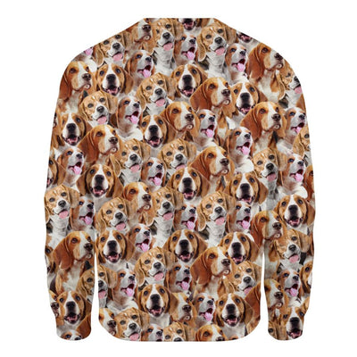 Beagle - Full Face - Premium Sweater