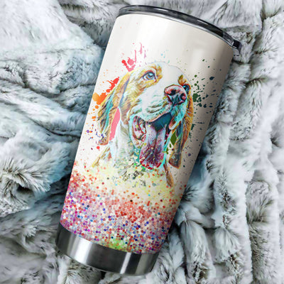 Beagle Art Color Tumbler Cup