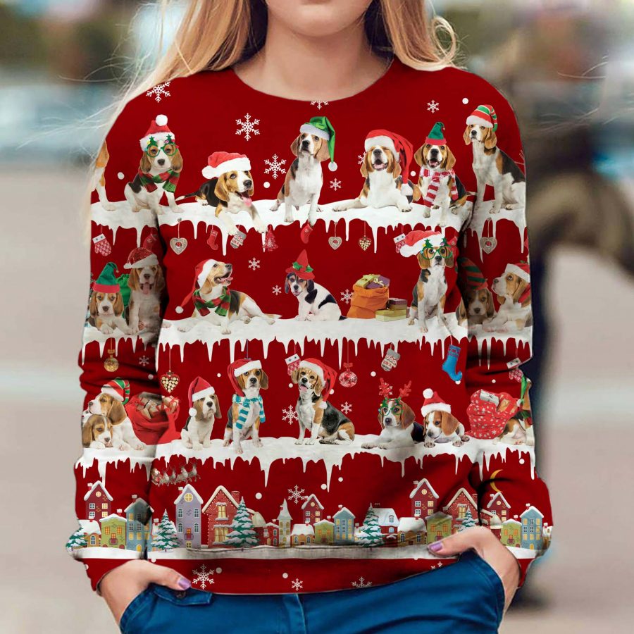 Beagle - Snow Christmas - Premium Sweater