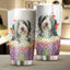 Bearded Collie Art Color Tumbler Cup