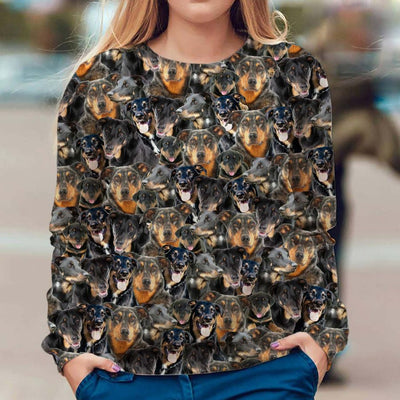 Beauceron - Full Face - Premium Sweater