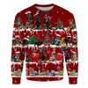 Beauceron - Snow Christmas - Premium Sweater