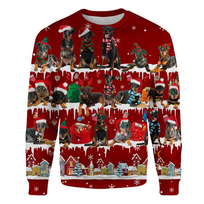 Beauceron - Snow Christmas - Premium Sweater