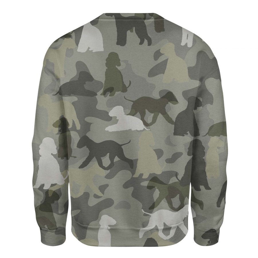 Bedlington Terrier - Camo - Premium Sweater