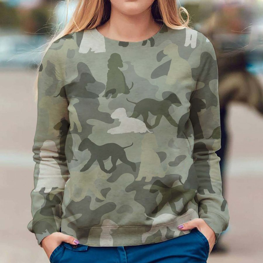 Bedlington Terrier - Camo - Premium Sweater