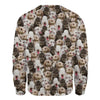 Bedlington Terrier - Full Face - Premium Sweater