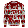 Bedlington Terrier - Snow Christmas - Premium Sweater