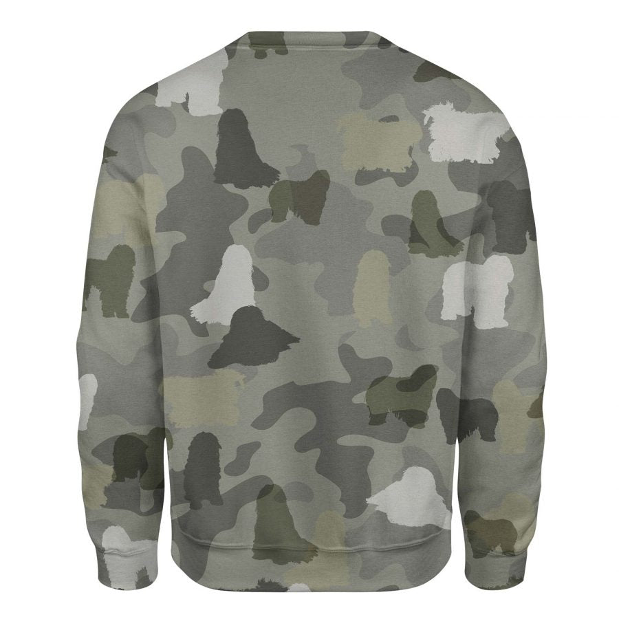 Bergamasco Shepherd - Camo - Premium Sweater