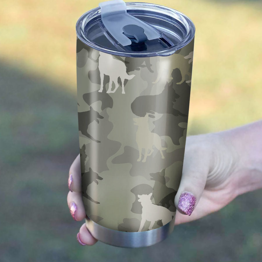 Berger Blanc Suisse Camo Tumbler Cup