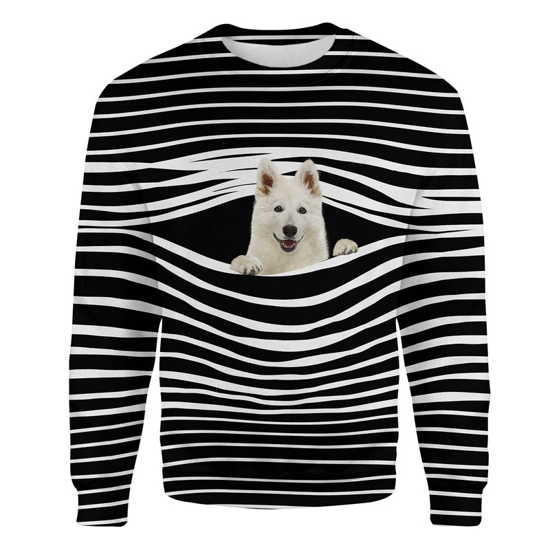 Berger Blanc Suisse - Stripe - Premium Sweater