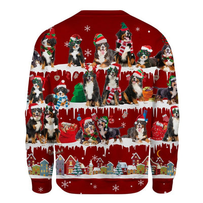Bernese Mountain Dog - Snow Christmas - Premium Sweater