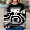 Bichon Frise - Stripe - Premium Sweater
