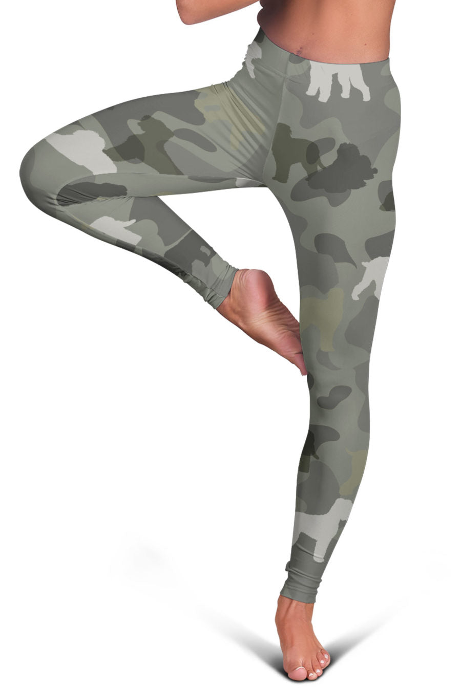 Black Russian Terrier Camo Legging