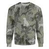 Black and Tan Coonhound - Camo - Premium Sweater