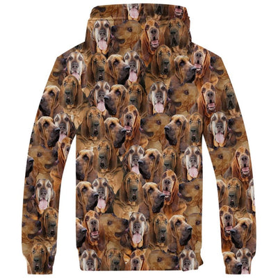 Bloodhound Full Face Fleece Hoodie