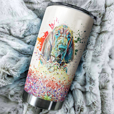 Bloodhound Art Color Tumbler Cup