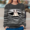 Blue Merle Collie - Stripe - Premium Sweater