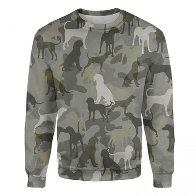Bluetick Coonhound - Camo - Premium Sweater