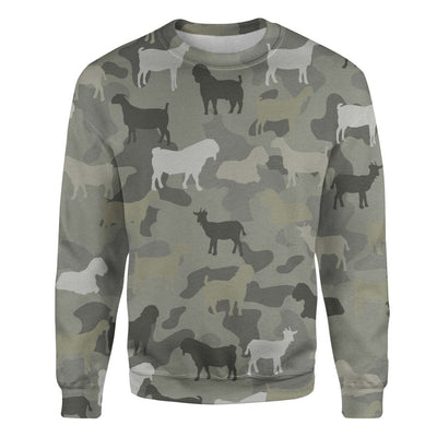 Boer Goat - Camo - Premium Sweater