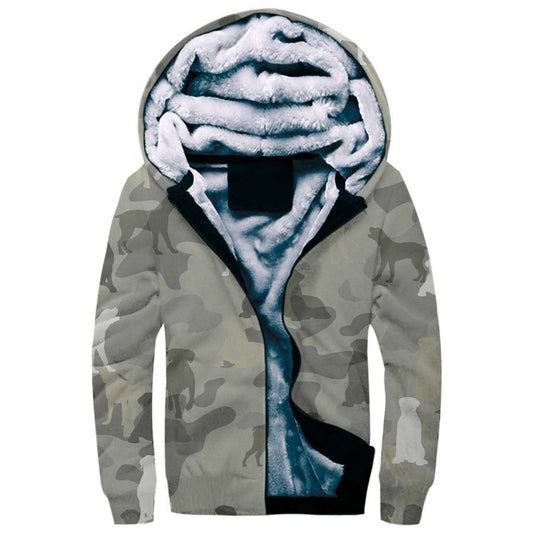 Boerboel Camo Fleece Hoodie