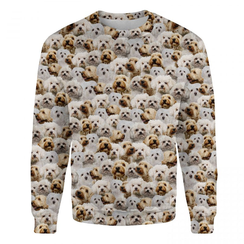 Bolognese Dog - Full Face - Premium Sweater