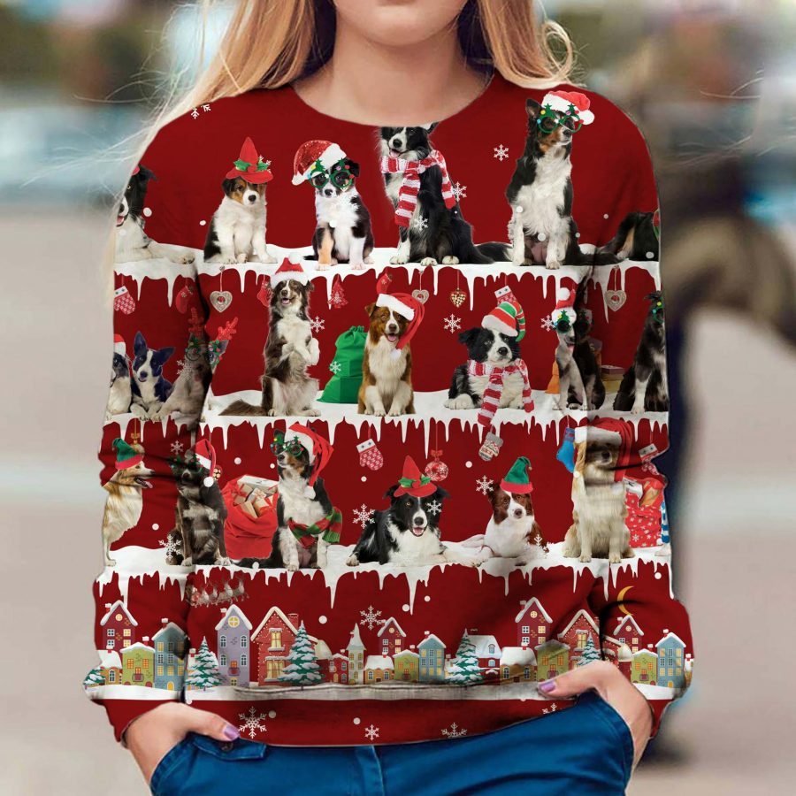 Border Collie - Snow Christmas - Premium Sweater