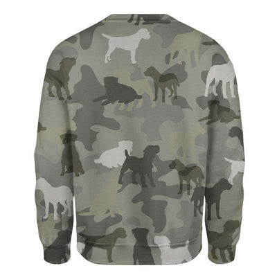 Border Terrier - Camo - Premium Sweater